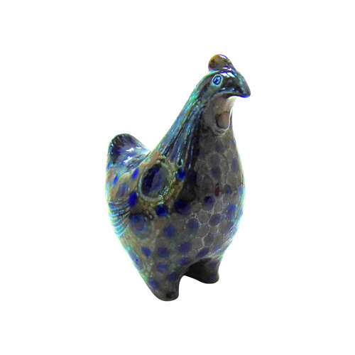 A characterful studio pottery figure of a hen