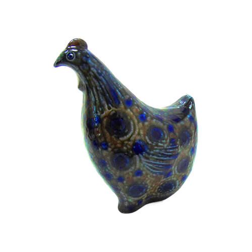 A characterful studio pottery figure of a hen
