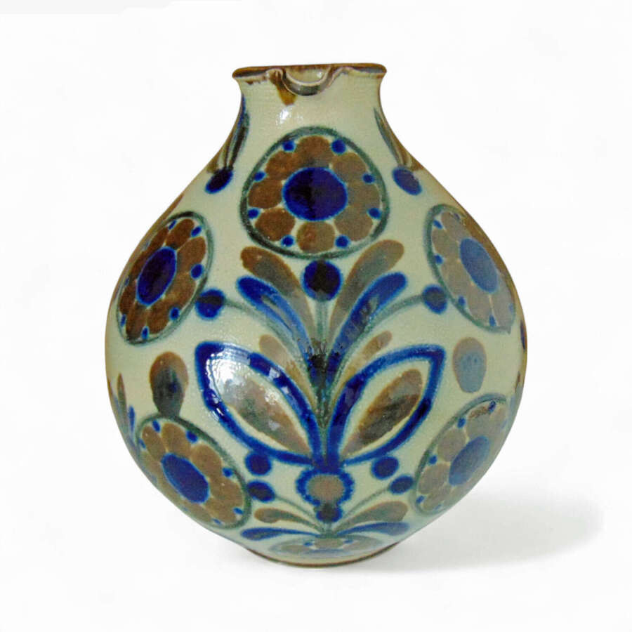 Large Bulbous Studio Pottery Jug by Martin Goerg - Elfriede Balzar Kopp