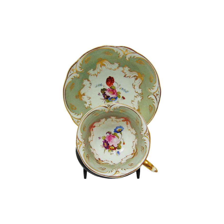 Floral Painted Rockingham Porcelain Pattern 1220