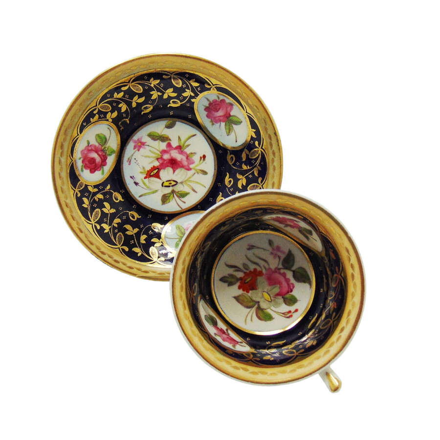 Etruscan shaped English Porcelain Cup & Saucer