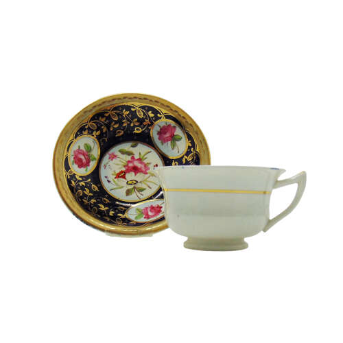 Etruscan shaped English Porcelain Cup & Saucer