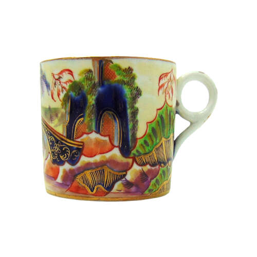 Minton - A fine Chinoiserie figure on a bridge trio with Pattern 816