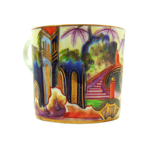 Minton - A fine Chinoiserie figure on a bridge trio with Pattern 816