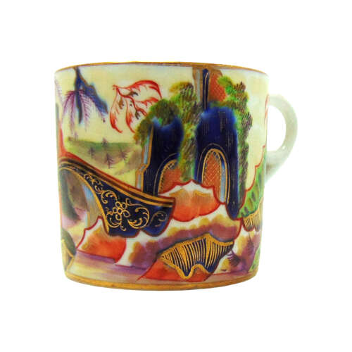 Minton - A fine Chinoiserie figure on a bridge trio with Pattern 816