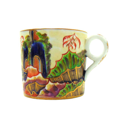 Minton - A fine Chinoiserie figure on a bridge trio with Pattern 816