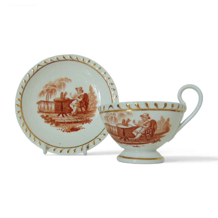 Ridgway Squirrel Pattern 2/1359 Tea Cup & Saucer